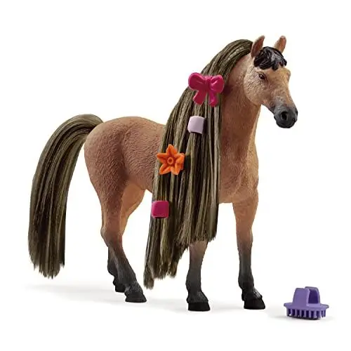 Produktbild: schleich 42621 Beauty Horse Achal Tekkiner Hengst, für Kinder ab 4+ Jahren, HORSE CLUB Sofia's Beauties - Spielset