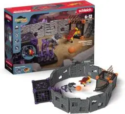 Produktbild: schleich ELDRADOR CREATURES | BATTLE CAVE Arena: Lava vs. Schatten 42673 | Set aus 2 x ELDRADOR Battle Cave, 2 x Monster und 2 x Kristall | Caves zur Arena stapelbar | Spielzeug ab 7 Jahren | 71 Teile