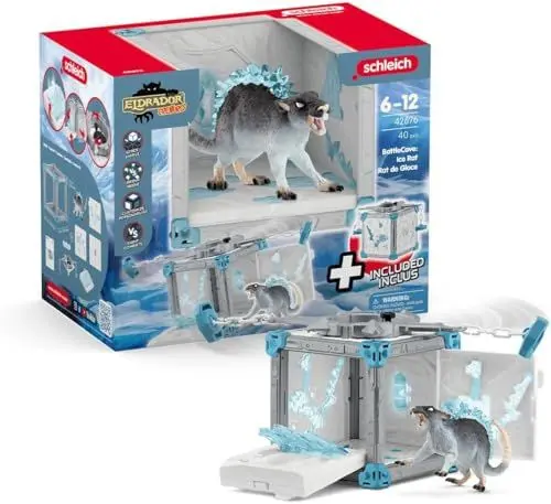 Produktbild: schleich 42676 BattleCave Eisratte, ab 7 Jahren, ELDRADOR CREATURES - Spielset, 40 Teile