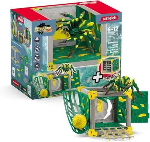 Produktbild: schleich 42678 BattleCave Dschungeltarantel, ab 7 Jahren, ELDRADOR CREATURES - Spielset, 28 Teile