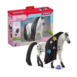 Produktbild: schleich HORSE CLUB 42622 Sofia's Beauties Knabstrupper Hengst Styling Set - 8-Teiliges Spielset Pferd mit Mähne und Accessoires, Pferde Spielzeug ab 4 Jahren