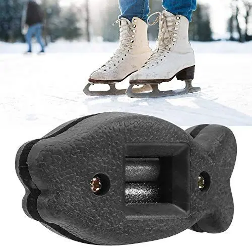 Produktbild: Schlittschuhe Schleifen, Manueller Schlittschuh Kufenschleifer Schlittschuhschärfer Eislaufschuhe Schärfen Schlittschuh Messerschärfer mit Tragbarer Tasche für Eishockey