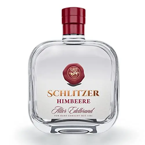 Produktbild: Schlitzer Alter Himbeerbrand Edelobstbrand aus vollreifen Himbeeren im Tonkrug gelagert (1 x 0.5l)