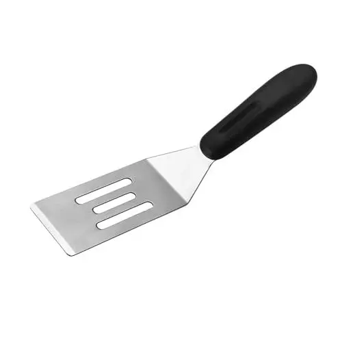 Produktbild: Schlitzspatel aus Edelstahl, Küche, Outdoor, Camping, geeignet zum Kochen, Wenden, Wenden, Braten und Grillen.