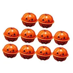 Produktbild: Warmhm Schlüsselanhänger 20 Stück Halloween-Kürbisglocken Halloween-Dekoration Halloween-Requisiten Mini-Glocken Kürbis-Glöckchen Halloween-Kürbis-Anhänger Festival-Dekoration Baumschmuck
