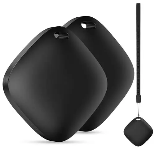 Produktbild: Schlüsselfinder - 2er-Pack Key Finder, GPS Schlüssel Tracker mit Geräuschen, Gegenstandsfinder Funktioniert mit Apple Find My(Nur IOS),Auto|Koffer|Portemonnaie|Kind|Haustiere|Schlüsselanhänger|Tasche
