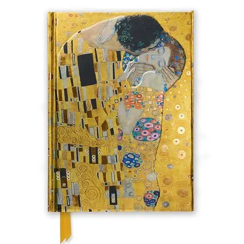 Produktbild: Schmales Hardcover-Notizbuch: Gustav Klimt, Der Kuss: Unser hochwertiges, liniertes Blankbook mit festem, künstlerisch geprägtem Einband (Schmale Hardcover-Notizbücher)
