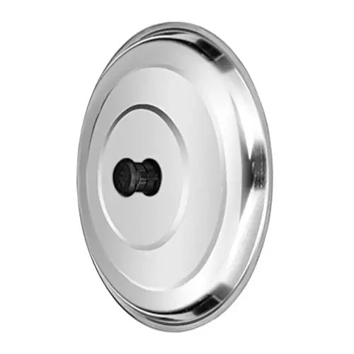 Produktbild: Schmelzglocke Universal Topfdeckel Edelstahl Pfannendeckel 33cm Wok Abdeckung Verdicken Pfannendeckel Ersatzdeckel für Kochtopf Auflauf T? Pfannen Küche Zubeh?r Pfannendeckel