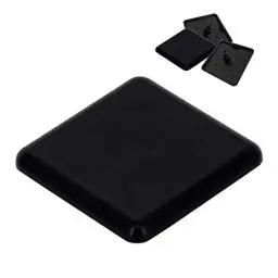 Produktbild: SCHMIDT systemprofile 10x Abdeckkappe 40x40mm Aluprofil Kappe Profil Endkappe Profilabdeckkappe Kunststoff schwarz