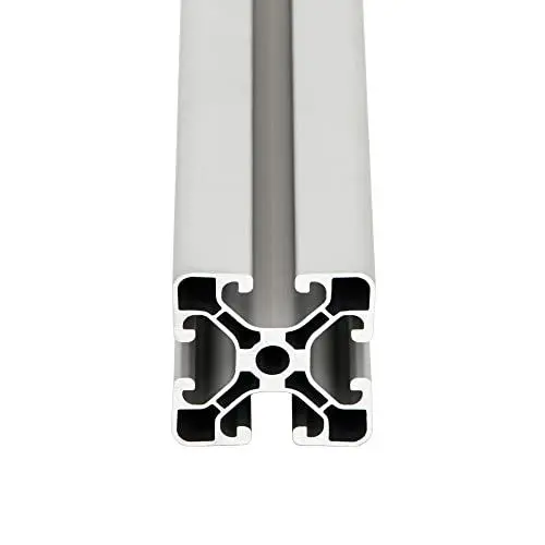 Produktbild: SCHMIDT systemprofile 2000mm Aluminium Profil 40x40mm Nut 8 Strebenprofil eloxiert 4040 Alu Konstruktionsprofil Aluprofil 2m