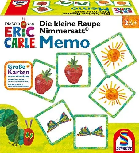 Produktbild: Schmidt Spiele 40455 Die Kleine Raupe Nimmersatt, Memo und Legespiel