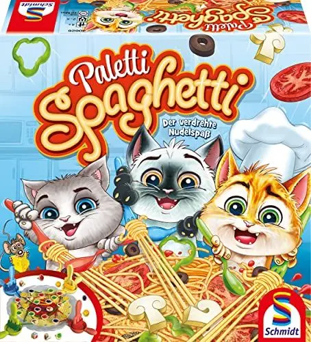 Produktbild: Schmidt Spiele 40626 Paletti Spaghetti, Aktionsspiel für Kinder und Erwachsene