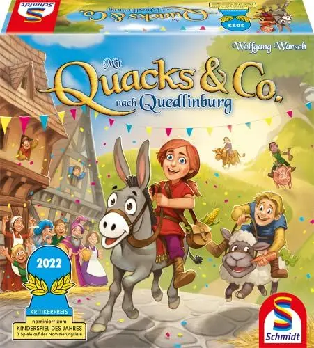 Produktbild: Schmidt Spiele 40630 Mit Quacks & Co. nach Quedlinburg, Kinderspiel zum Kennerspiel des Jahre 2018, Multi Kleuren