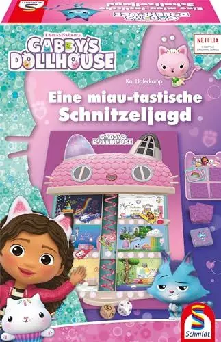 Produktbild: Schmidt Spiele 40655 Gabby's Dollhouse, Eine MIAU-tastische Schnitzeljagd, Kinderspiel