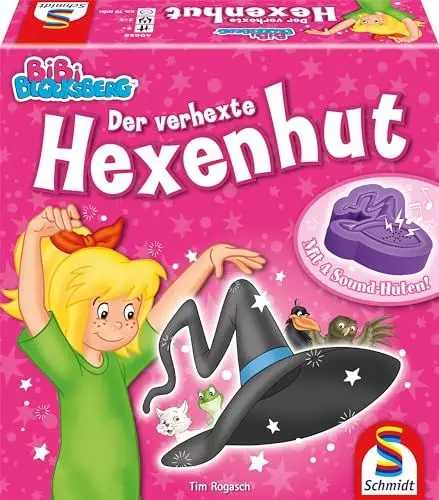 Produktbild: Schmidt Spiele 40658 Bibi Blocksberg, Der verhexte Hexenhut, Memo und Aktionsspiel, Kinderspiel