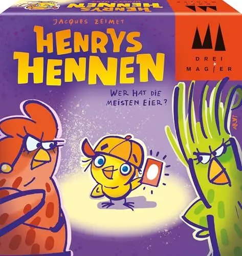 Produktbild: Schmidt Spiele 40897 Henrys Hennen, DREI Magier Kartenspiel, Kinderkartenspiel