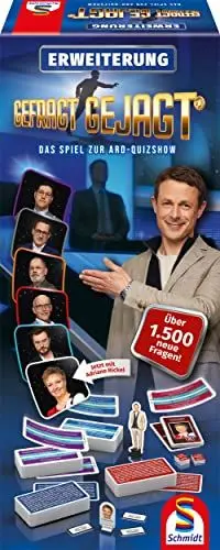 Produktbild: Schmidt Spiele 49416 Gefragt Gejagt, Die Erweiterung zum Grundspiel, Familienspiel, bunt Mehrfarbig
