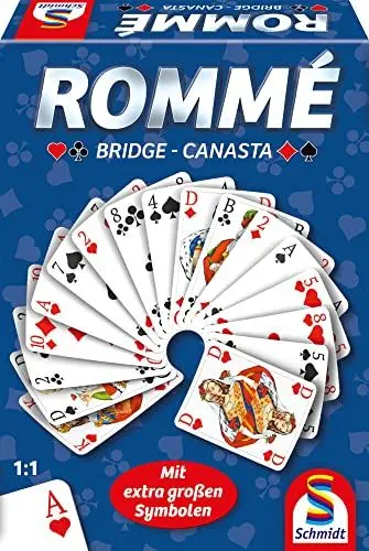 Produktbild: Schmidt Rommé Bridge Canasta: Familienspiele Klein & Fein