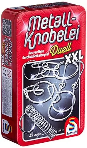 Produktbild: Schmidt Spiele 51234 Metall-Knobelei XXL, Bring mich mit Spiel in der Metalldose