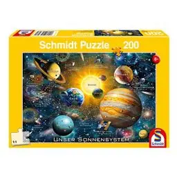 Produktbild: Schmidt Spiele 56308 Unser Sonnensystem, 200 Teile Kinderpuzzle