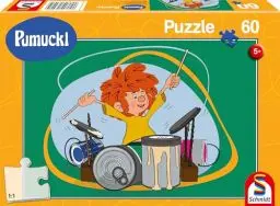 Produktbild: Schmidt Spiele 56491 Pumuckl spielt Schlagzeug, 60 Teile Kinderpuzzle, bunt
