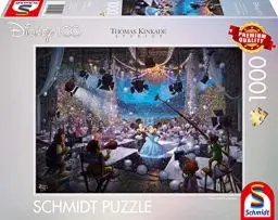 Produktbild: Schmidt Spiele 57595 Thomas Kinkade, Disney, 100 Jahre Sonderedition 1, Limited Edition, 1000 Teile Puzzle, Normal