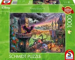 Produktbild: Schmidt Spiele 58029 Thomas Kinkade, Disney, Maleficent, 1000 Teile Puzzle, Normal