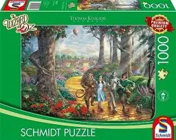 Produktbild: Schmidt Spiele 58426 Thomas Kinkade, Warner, Wizard of Oz, Follow the yellow Brick Road, 1000 Teile Puzzle