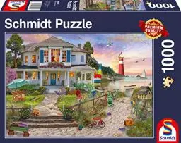 Produktbild: Schmidt Spiele Das Strandhaus, 1.000 Teile Puzzle