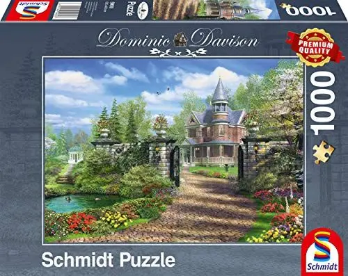 Produktbild: Schmidt Spiele 59618 Dominic Davison, Idyllisches Landgut, 1000 Teile Puzzle