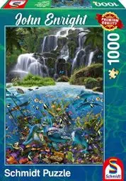Produktbild: Schmidt Spiele 59684 John Enright, Wasserfall, 1000 Teile Puzzle