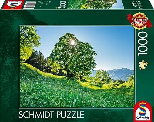 Produktbild: Schmidt Spiele 59761 Berg-Ahorn im Sonnenlicht, St. Gallen, Schweiz, 1000 Teile Puzzle