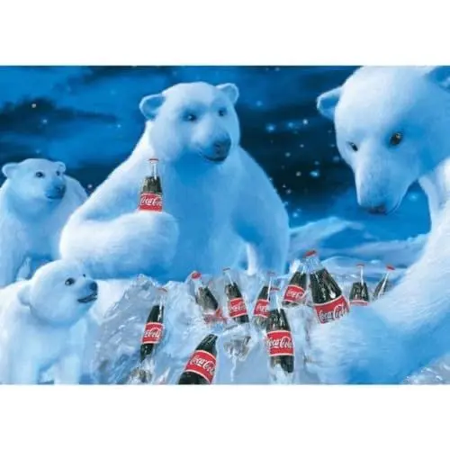 Produktbild: Schmidt Spiele 59913 Coca Cola, Polarbären, 1000 Teile Puzzle