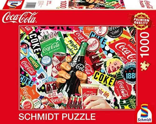 Produktbild: Schmidt Spiele 59916 Coca Cola is it, 1000 Teile Puzzle