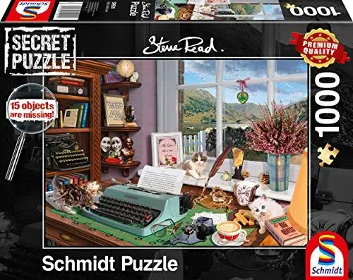 Produktbild: Schmidt Spiele 59920 Am Schreibtisch, 1000 Teile Secret Puzzle