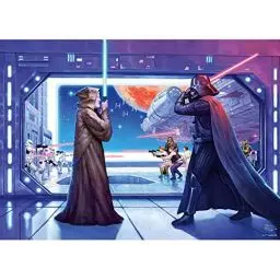Produktbild: Lucas Film, Star Wars, Obi Wan's Final Battle (Puzzle): Erwachsenenpuzzle Kinkade Collection - Lucas Film 1.000 Teile