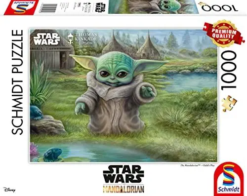 Produktbild: Lucas Film, The Mandalorian, Childs Play (Puzzle): Erwachsenenpuzzle Kinkade Collection - Lucas Film 1.000 Teile