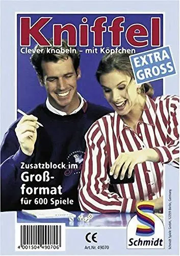 Produktbild: Schmidt Spiele Großer Kniffelblock