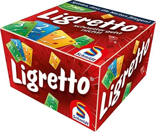 Produktbild: Schmidt Spiele GmbH Ligretto rot: Spielen, DASS die Karten fliegen! Für 2-4 Spieler ab 8 Jahren
