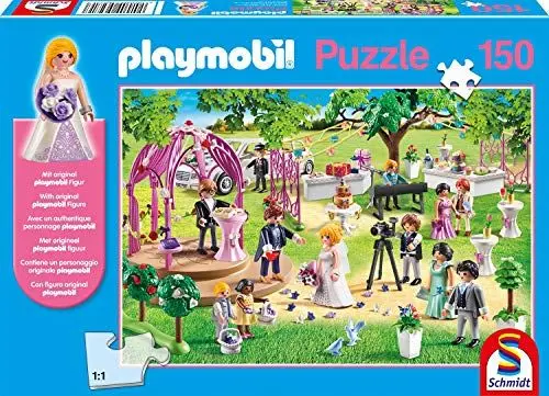 Produktbild: Schmidt Spiele Puzzle 56271 Playmobil, Hochzeit, 150 Teile