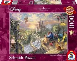 Produktbild: Schmidt Spiele Puzzle 59475 - Thomas Kinkade, Disney Die Schöne und das Biest, 1.000 Teile Puzzle(Exklusiv bei Amazon)
