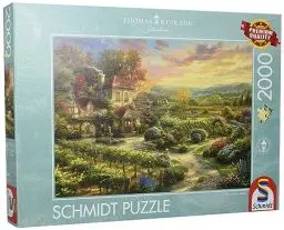 Produktbild: Thomas Kinkade, In den Weinbergen, 2000 Puzzle Teile