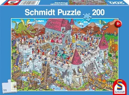 Produktbild: Blick in die Ritterburg: Kinderpuzzle Standard 200 Teile