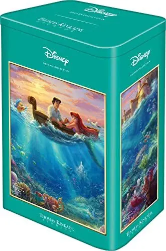 Produktbild: Schmidt Spiele 59927 Thomas Kinkade, Disney, Arielle, 500 Teile Puzzle in Einer Nostalgiedose