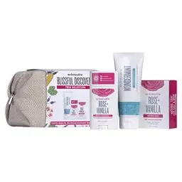 Produktbild: Schmidt´s Geschenkset Rose (Kulturtasche mit Seifenstück, Zahnpasta und Deodorant), 1er Pack