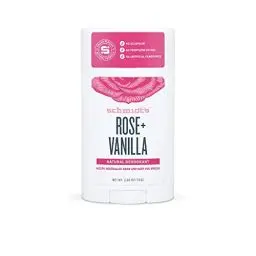 Produktbild: Schmidt's natürlicher Deo Stick Rose & Vanille Deodorant ohne Aluminium vegane Naturkosmetik für langanhaltende Frische 58 ml 1 Stück