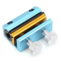 Produktbild: Schmiermittelwerkzeug, Motorrad Dual Cable Oiler Luber Lubricator Tool Aluminiumzubehör Gummimodifikation Für ATV-Tool(Blaues Gold)