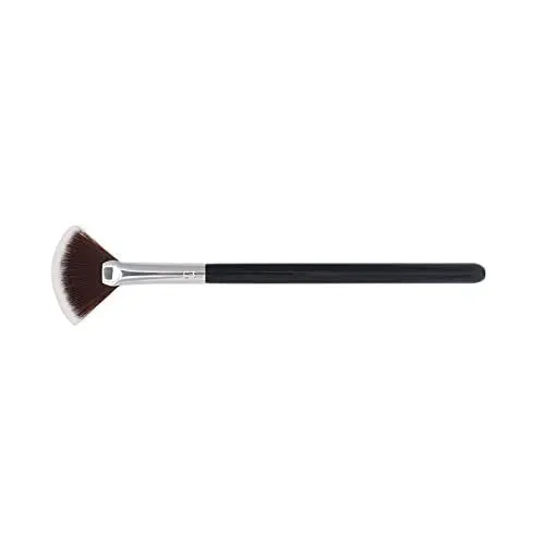 Produktbild: Schminkpinsel Makeup Brush Foundation Concealer Blush Face Eye Shadow, Entfernen von Mascara-Klumpen und Kämmen und Formen von Brauen, Schwarzer Fächer-Highlighting-Pinsel