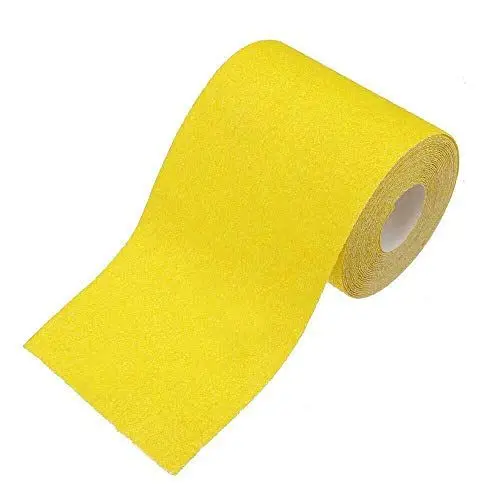 Produktbild: Schmirgelpapier Rolle Schleifmittel Korn 40 Splitt Schleifpapier 9.3cm x 5m