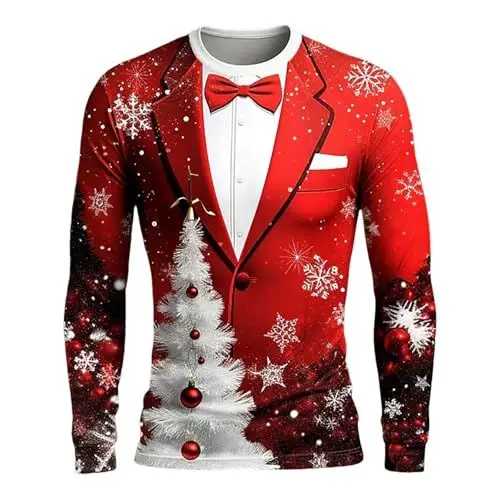 Produktbild: Schmuck Herren, Herren Strickjacke Mit Reissverschluss, Wikinger Pullover Herren, Hosenträger Herren Weihnachten Pullover Herren Oversize, Wichtelgeschenk 25 Euro Mann